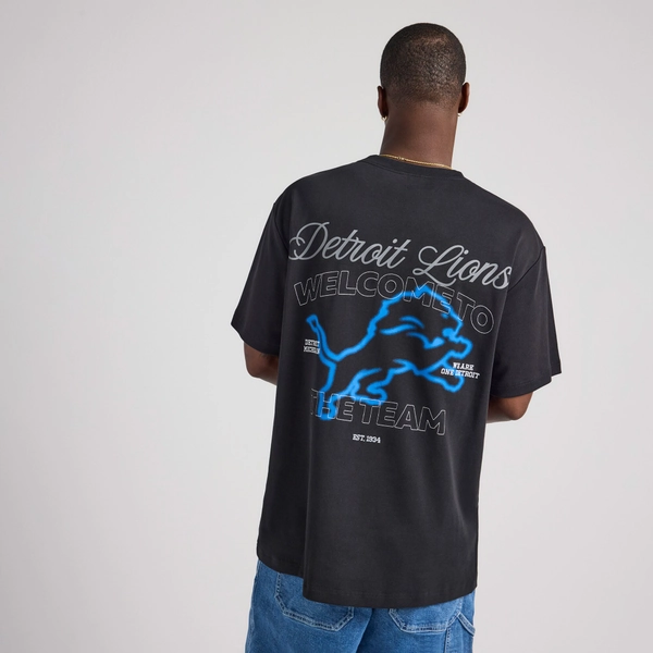 Unisex Detroit Lions Off Season x NFL Black Graphic T-Shirt