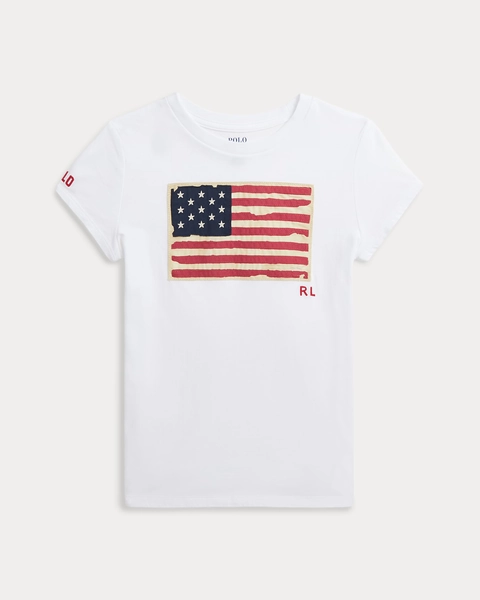 Flag Cotton Jersey Tee | Ralph Lauren