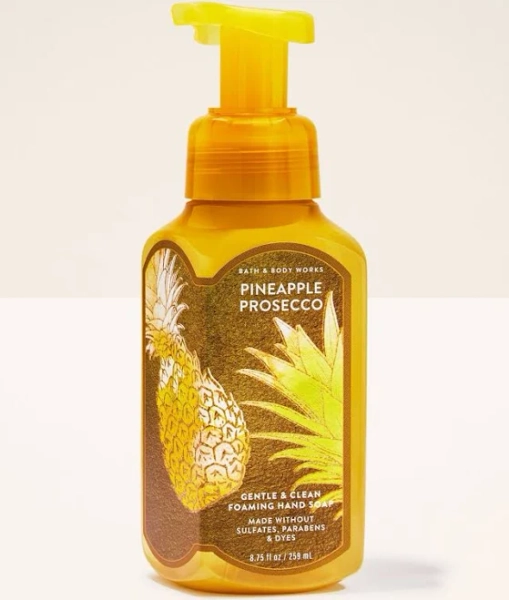 White Barn Pineapple Prosecco Gentle Foaming Hand Soap 8.75 fl oz x4