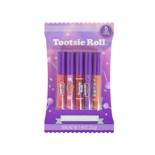 Tootsie Roll Asst Lip Gloss Set - 5pk