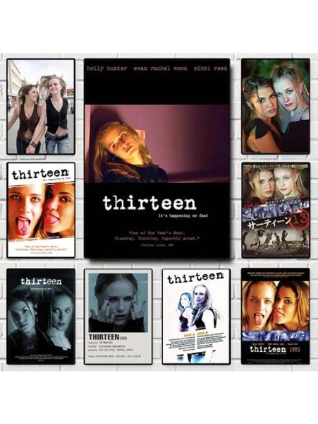 1/9pcs Set Thirteen Movie Film Art Wall Prints Poster,Classic Girl Art Paintings,Photo Paper Aesthetic Prints,Artwork Wall Painting For Bedroom Office Dorm Room Bathroom Club Cafe Bar Cinema Playroom Home Wall Decoration, No Frames,Wall Art,Canvas Gifts Birthday Graduation