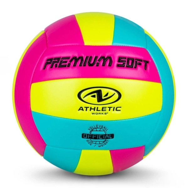 Athletic Works Premium Soft Volleyballs Official Size