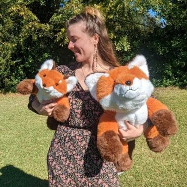 Fox Stuffed Plushies Ecofriendly Recycled Polyfill Stuffed Animal Stuffies Toy Children Pet Large