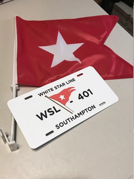 Car Plate + Flag