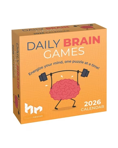 Happy Neuron Daily Brain Games 2026 Calendar