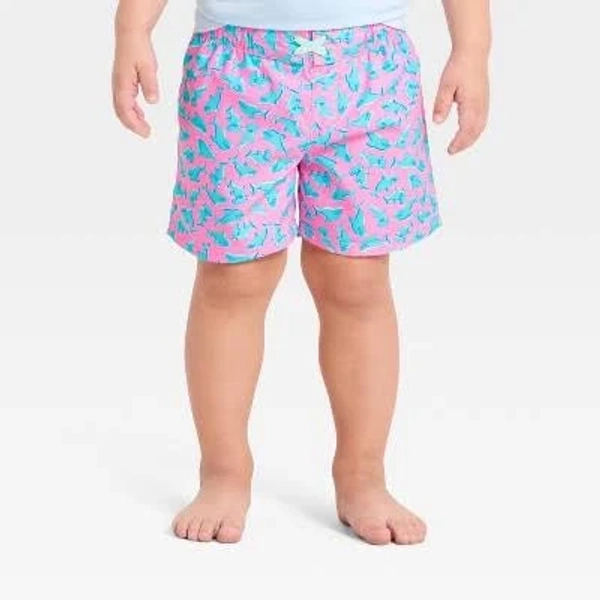 Cat & Jack Toddler Boys' Shark Swim Trunks
