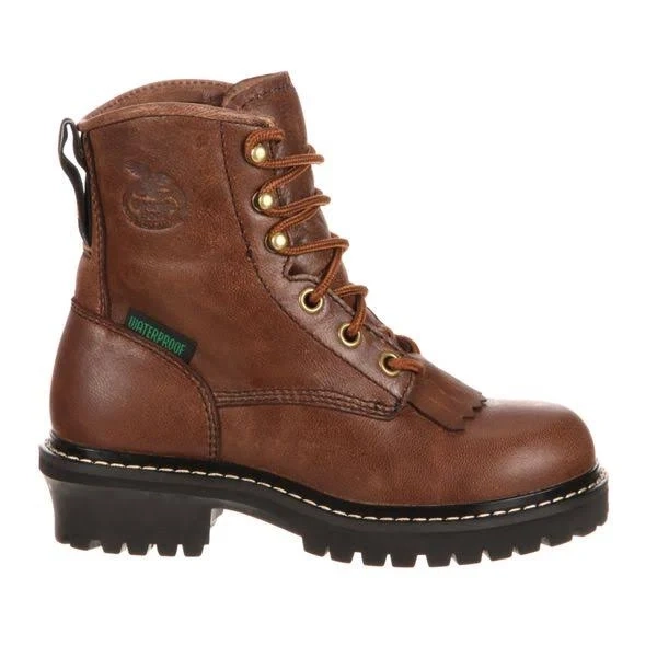 Georgia Boot Boys' Waterproof Logger Boots