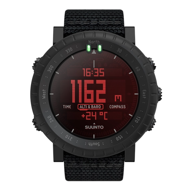 Suunto Core Alpha Stealth - a tactical watch for all-round use
