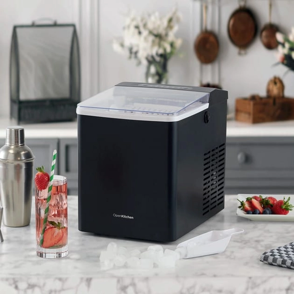 Open Kitchen Ice Maker With Ice Basket & Scoop 1.75L