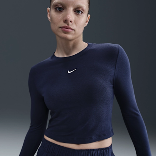 Nike Sportswear Chill Knit Women's Slim Long-Sleeve Cropped Top