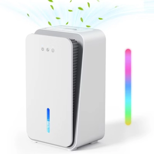 Teendow Portable Dehumidifier for Home,1000 sq.ft Dehumidifier with Auto Shut-Off,Sleep Mode&Timer,Dehumidifiers for Bedroom, Bathroom,7-Color Light