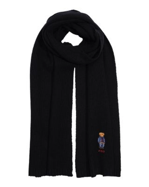 Solid Denim Bear Scarf