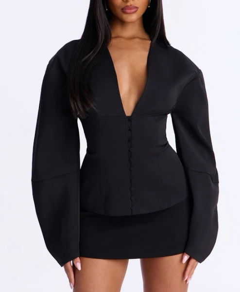 Fashion Nova Long Sleeve Blouse