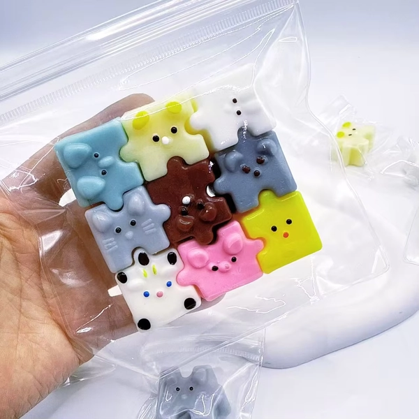 Hot Sale Kawaii Taba Squishy Toys Puzzle Silicona Stress Relieve Toy Cute Animal Mochi Squishy Toy Kids