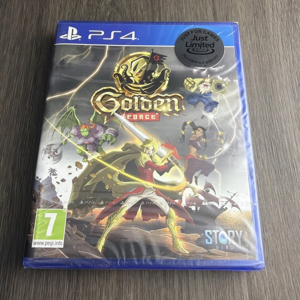 GOLDEN FORCE  PS4 Pixel Heart Limited Numbered Edition Brand New / Sealed *Mint