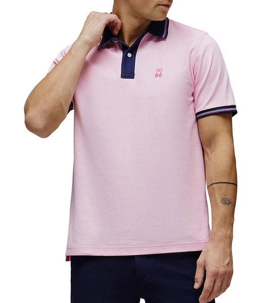 Psycho Bunny Carlos Pique Short Sleeve Polo Shirt