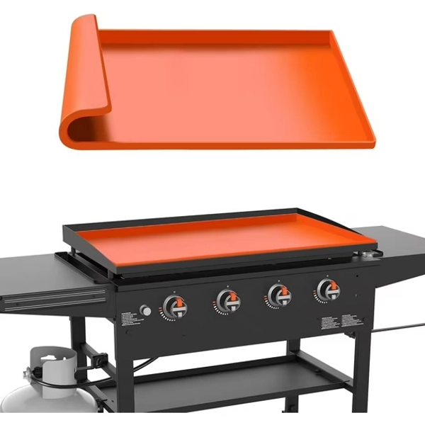Designed for Blackstone Griddle Cover 36Inch 28Inch 22Inch 17inch, Blackstone Griddle Accessories Silicone Griddle Cover Mat, Food-Grade Protection for Black Stone Grill - Protects from Dirt and Rust
