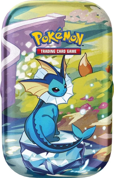 Prismatic Evolutions Mini Tin [Vaporeon] - SV: Prismatic Evolutions - Pokemon