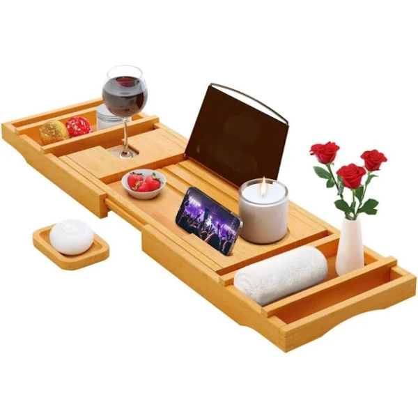 Hokku Designs Expandable Bathtub Tray
