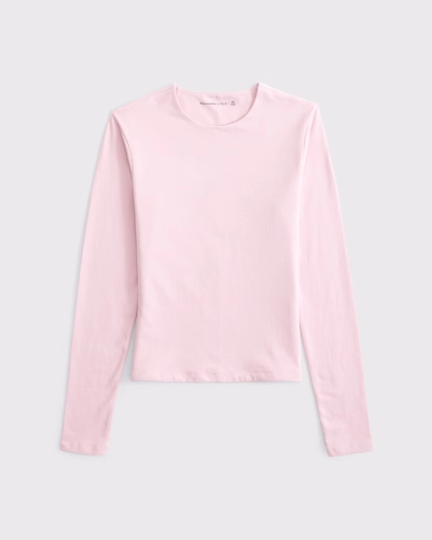 Double-Lined Long-Sleeve Baby Tee