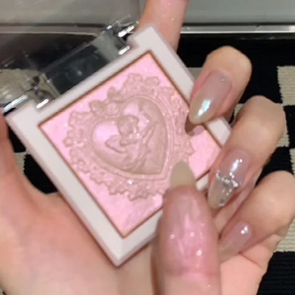 Love Angel High Gloss Powder Highlighter Makeup Palette Peach Fairy Glitter Body Bronzer Highlight Contour Illuminator Makeup - AliExpress 66