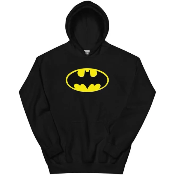 Batman Hoodie Logo Black / L