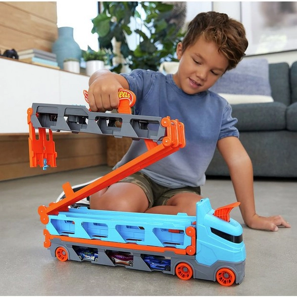 Buy Hot Wheels Speedway Hauler Storage Carrier - Stores 20+ Cars | Toy cars and trucks | Argos