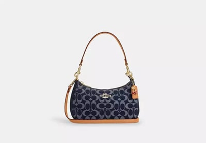 Teri Shoulder Bag In Signature Denim