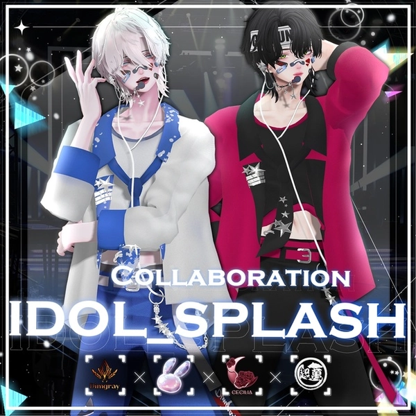 【3Dモデル/  50% Sale 💥】  IDOL SPLASH Collaboration (MINASE,KOMANO,MARO ONLY(+HEAD))