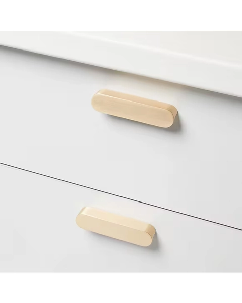 2 Pack Lozenge Handles - Gold Look