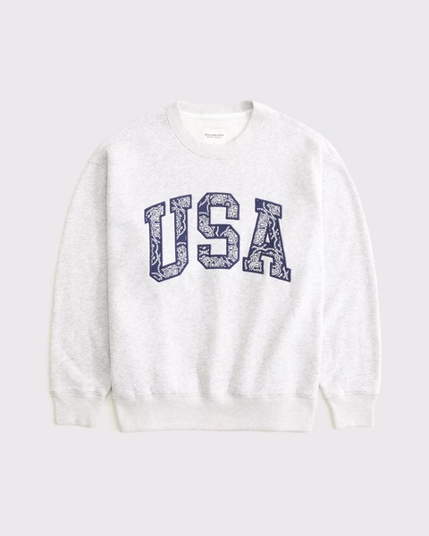 USA Oversized Sunday Crew