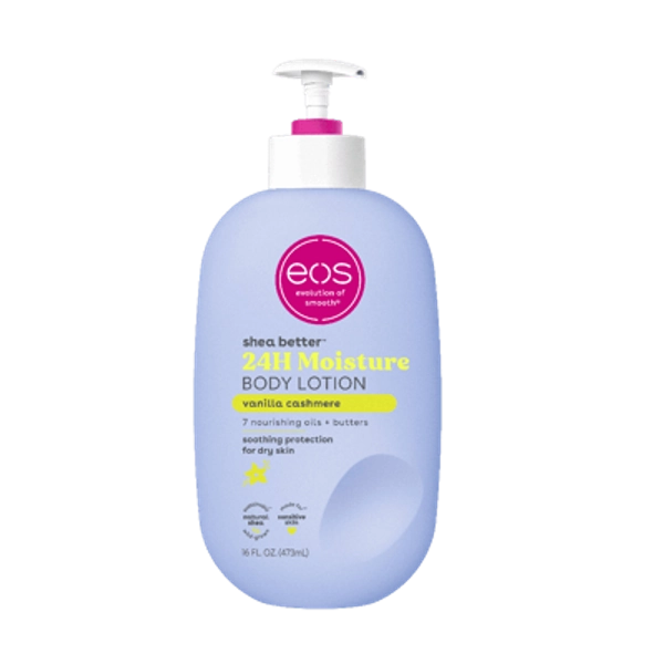 eos Shea Better Body Lotion - Vanilla Cashmere, for Dryness, 16 fl oz