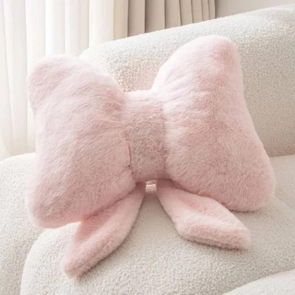 Butterfly Shaped Decorative Pillows Pink 10*8inch Soft Plush Material for Bed Sofa Cute Home Decor