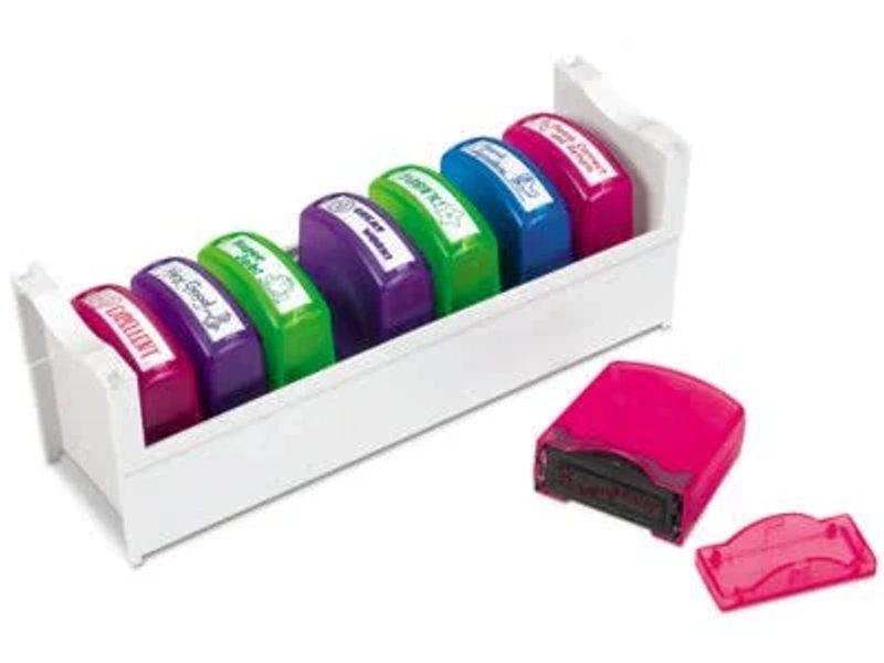 Lakeshore Self-Inking Teacher Stamps Set 1