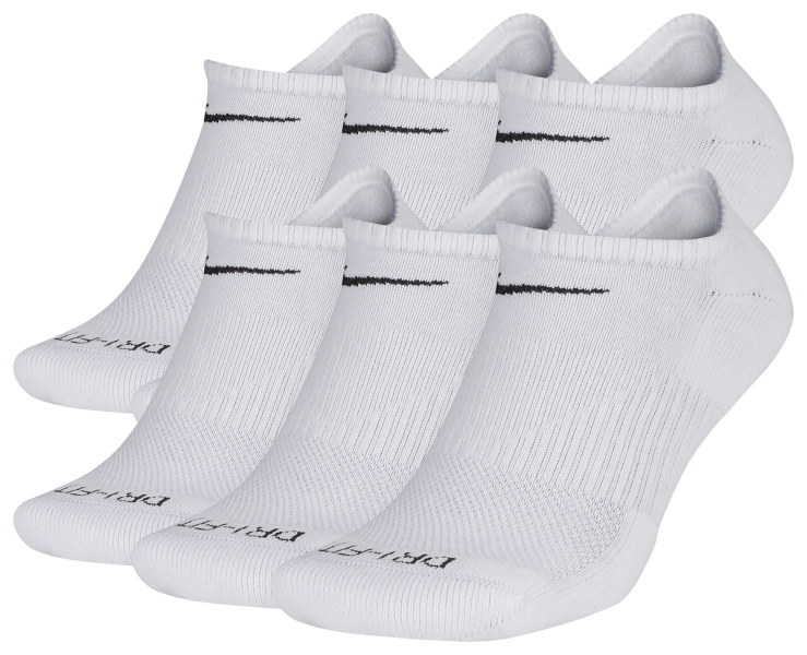 Nike 6 Pack Dri-FIT Plus No Show Socks