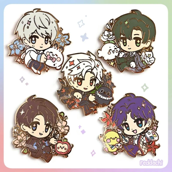 Love & Deepspace Pins | Xavier, Zayne, Rafayel, Sylus, Caleb - Etsy