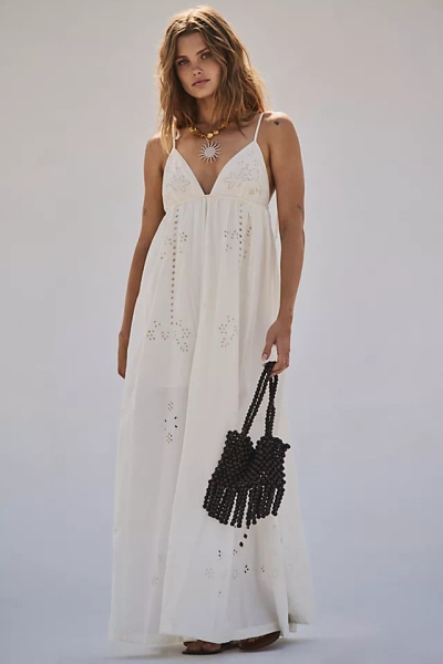 Sorrento Stroll Cutwork Maxi Dress