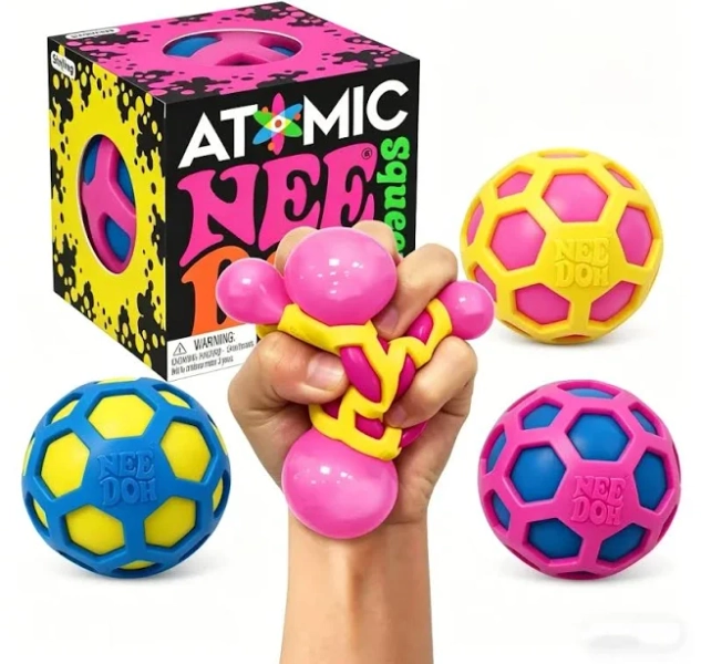 Schylling Needoh Stress Ball Soft Rubber Toy Blind Box Adult Party Gift Stress Relief Tool Stress