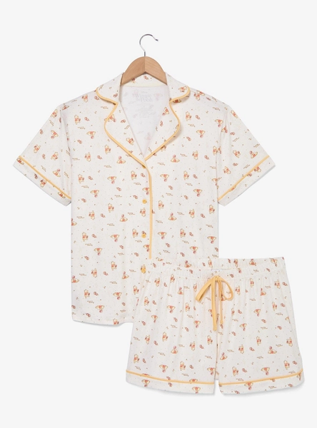 Disney Winnie the Pooh Allover Print Women's Sleep Shirt & Shorts Set — BoxLunch Exclusive