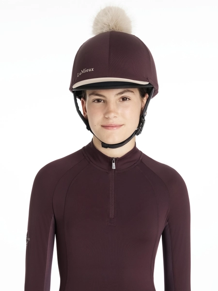 Classique Pom Hat Silk Damson One Size