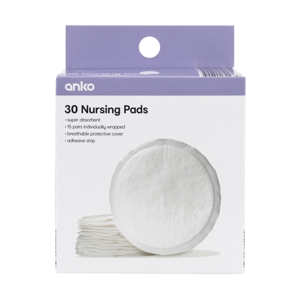 Nursing Pads, 30 Pack  - Anko