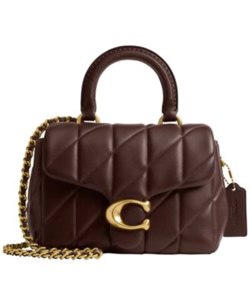 Quilted Tabby Mini Leather Top Handle Bag