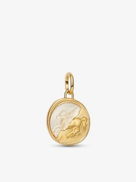 Pegasus Medallion Charm
