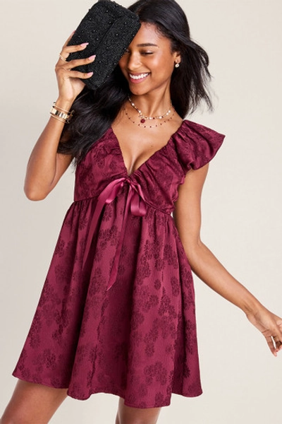Sofia Jacquard Mini Dress