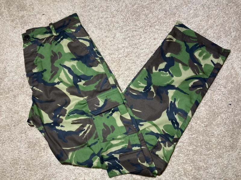 SS23 Martine Rose Camo Cargo Pants 4 Pocket MR Sport Logo