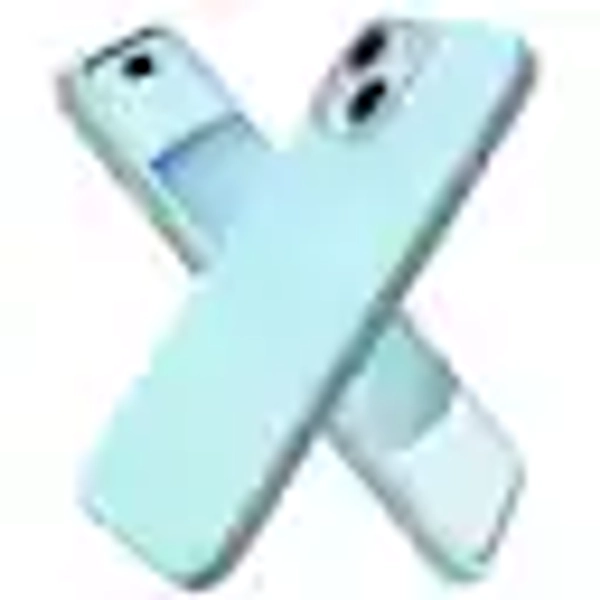 Ornarto - Compatible with iPhone 15 Case 6.1", Slim Liquid Silicone 3 Layers Full Covered Protective Cover - Fresh Mint
