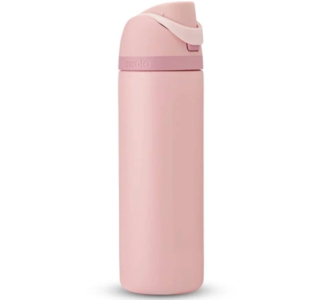 Owala FreeSip Rose Quartz 24 oz Stainless Steel Bottle