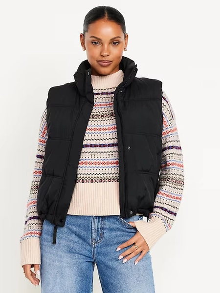 Water-Resistant Puffer Vest