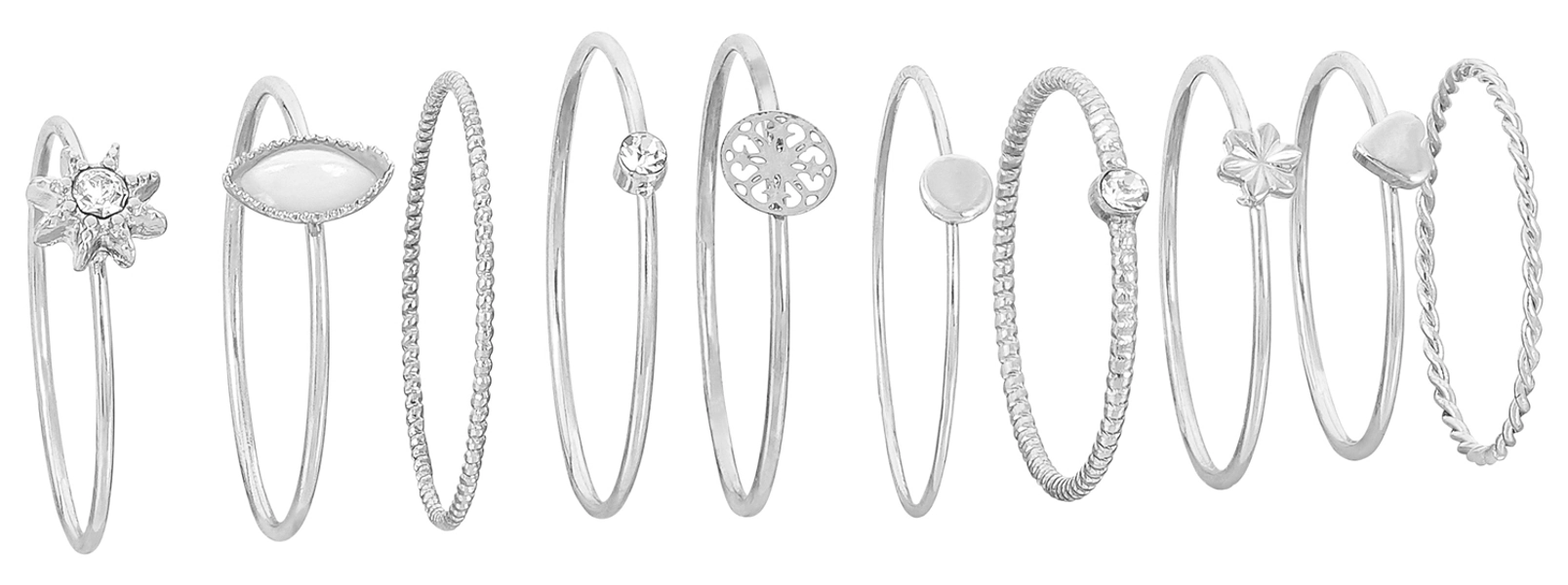 Ring-Set - Silver Vintage | 141453515