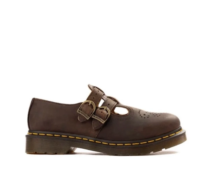 Womens Dr. Martens 8065 Mary Jane Casual Shoe - Dark Brown